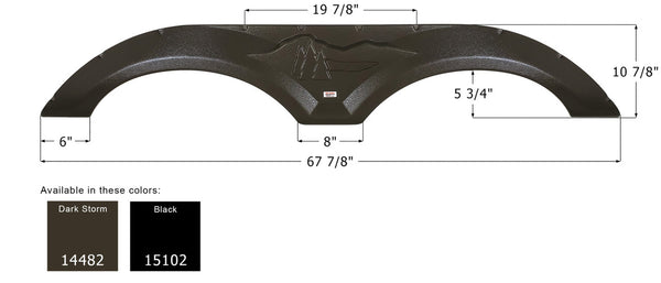 Forest River Tandem Fender Skirt FS4482 - ICON