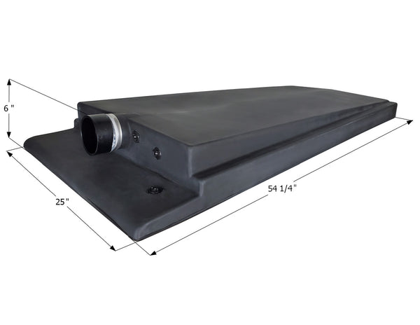 Holding Tank Recessed Drain H3826/600211027 - 25 Gal. - 54 1/4" x 25" x 6" - Forest River - ICON #14753