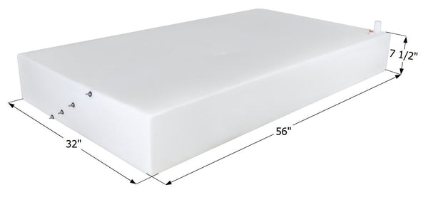 Fresh Water Tank WT3834/2010374 - 55 Gal., 2010374- 56" x 32" x 7 1/2" - Jayco - ICON #14777