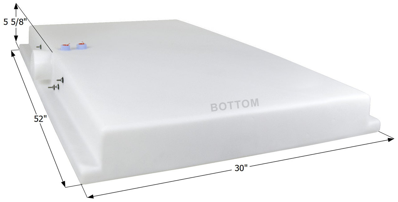 Holding Tank Side Drain H3546/2011370 - 25.4 Gal. - 52" x 30" x 5 5/8" - Jayco - ICON #14784
