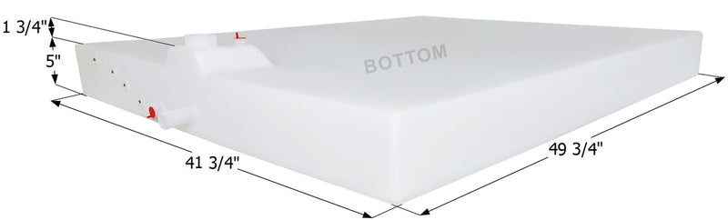 Fresh Water Tank WT3856 - 43 Gal. - 49 3/4" x 41 3/4" x 5" - Forest River - ICON #14888
