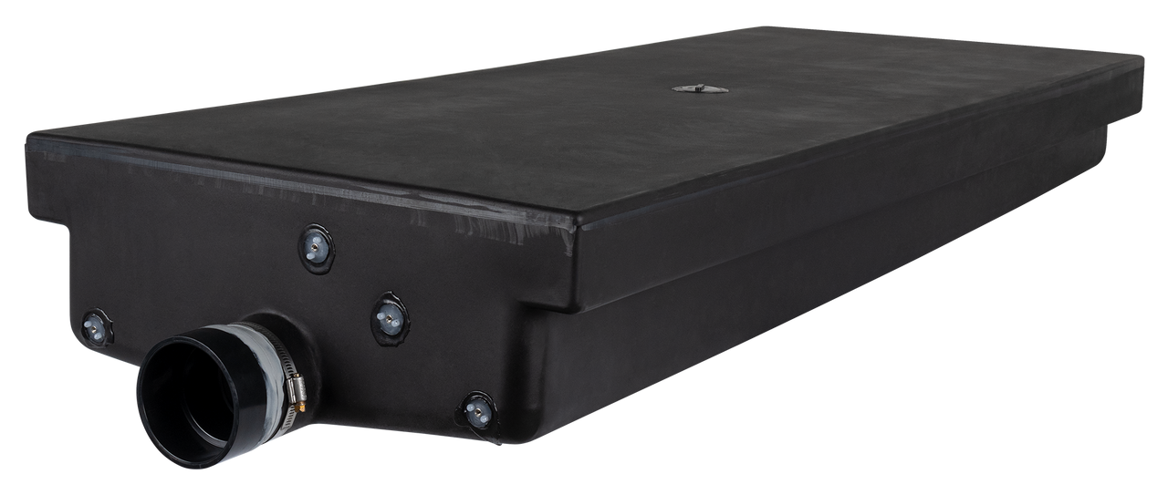Holding Tank Center End Drain H3858/601433004 - 31 Gal. - 53 3/4" x 21 3/4" x 8 1/2" - ICON #14890