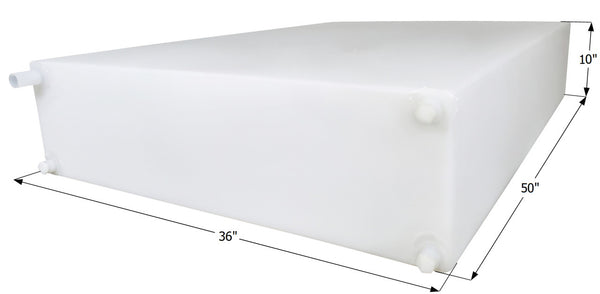 Fresh Water Tank WT3555/Generic - 75 Gal. - 50" x 36" x 10" - ICON #14932