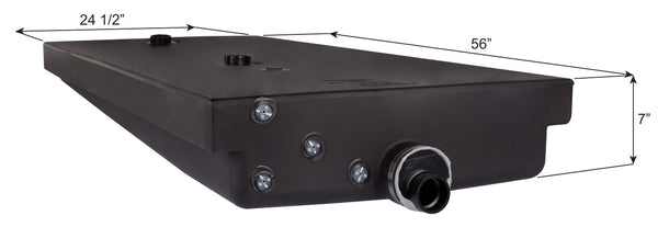 Holding Tank Center End Drain H4249 - 30 Gal. - 56" x 24 1/2" x 7" - Coachmen - ICON #14933