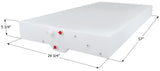 Fresh Water Tank WT3881/14988 - 40 Gal. - 57" x 29 3/4" x 5 3/4" - Forest River, Coachmen - ICON #14988