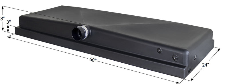 Holding Tank Side Drain H3859 - 37 Gal. - 60" x 24" x 8"  - Jayco - ICON #14993