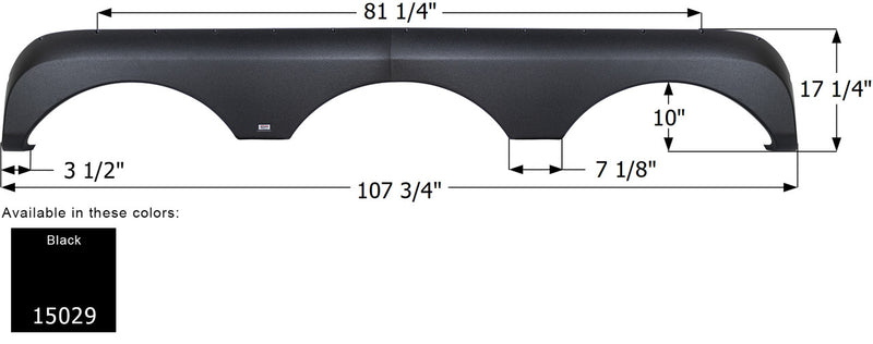 Gulf Stream Triple Axle Fender Skirt FS5029 - ICON 15029