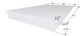 Fresh Water Tank WT1239 - 26 Gal. - 51" x 32" x 4 1/2" - ICON #15042