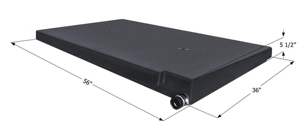 Holding Tank Right Side Drain H3925 - 33 Gal. - 56" x 36" x 5 1/2" - Forest River - ICON #15049