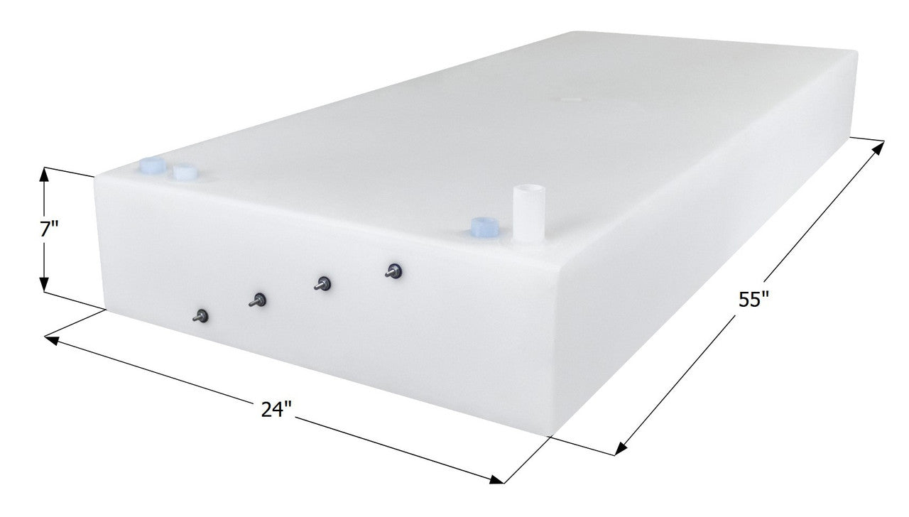 Fresh Water Tank WT3594/0243657 - 38 Gal. - 55" x 24" x 7" - Jayco - ICON #15105