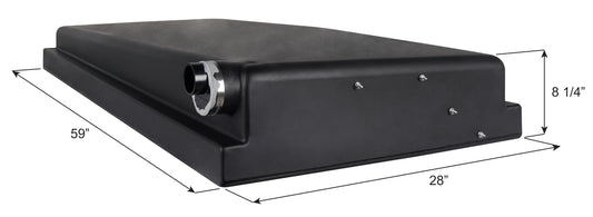 Holding Tank Left Side Drain H3882 - 44 Gal. - Coachman # H865008 - 59" x 28" x 8 1/4" - ICON #15151