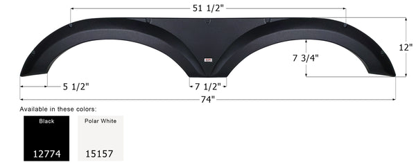 Forest River Tandem Fender Skirt FS2774 - ICON
