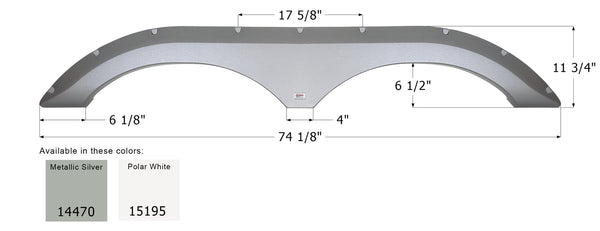 Frontier Tandem Fender Skirt FS4470 - ICON