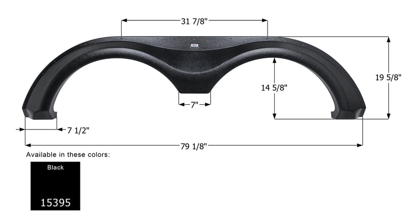 Forest River Tandem Fender Skirt FS5395 - ICON 15395