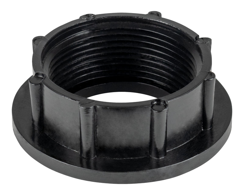 Holding Tank Fitting - 1 1/2" Raised FPT Spin Weld Fitting - Black - ICON #15502