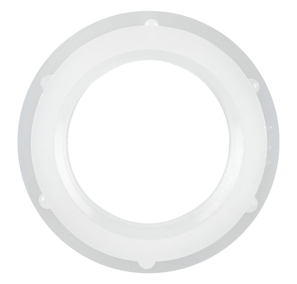 Water Tank Fitting - 1 1/2" Heavy Duty Raised FPT Spin Weld Fitting - White - ICON #15441