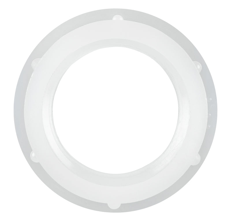 Water Tank Fitting - 1 1/2" Heavy Duty Raised FPT Spin Weld Fitting - White - ICON #15441