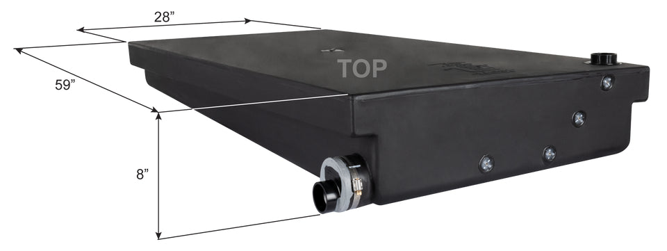 Holding Tank Right Side Drain H4141/6003092023 - 40 Gal. - 59" x 28" x 8" - Coachmen - ICON #15605