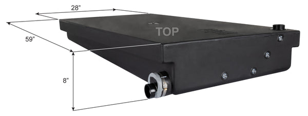 Holding Tank Right Side Drain H4141/6003092023 - 40 Gal. - 59" x 28" x 8" - Coachmen - ICON #15605