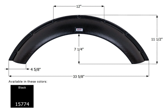 Forest River Single Fender Skirt FS5774 - ICON 15774