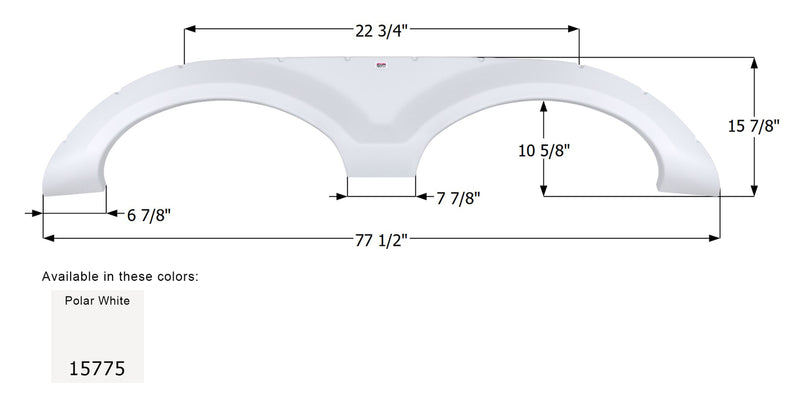 Forest River Tandem Fender Skirt FS5775 - ICON