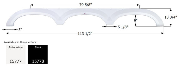Forest River Triple Axle Fender Skirt FS5777 - ICON