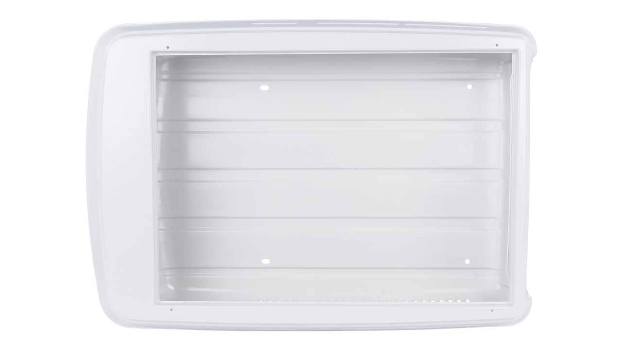 Aftermarket A/C Shroud - fits Coleman 6000 Series - Polar White - ICON 15982