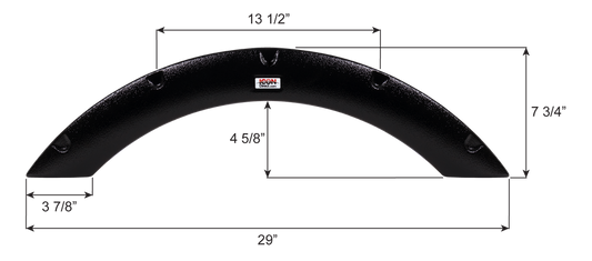 Coleman Single Fender Skirt FS6531 - Black  ICON 16531