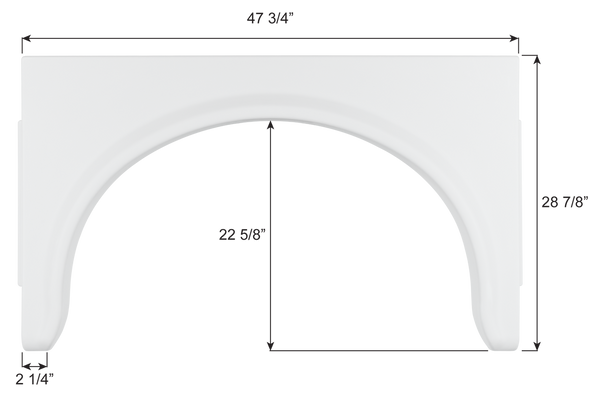 Forest River Single Axle Fender Skirt FS6576 - ICON 16576