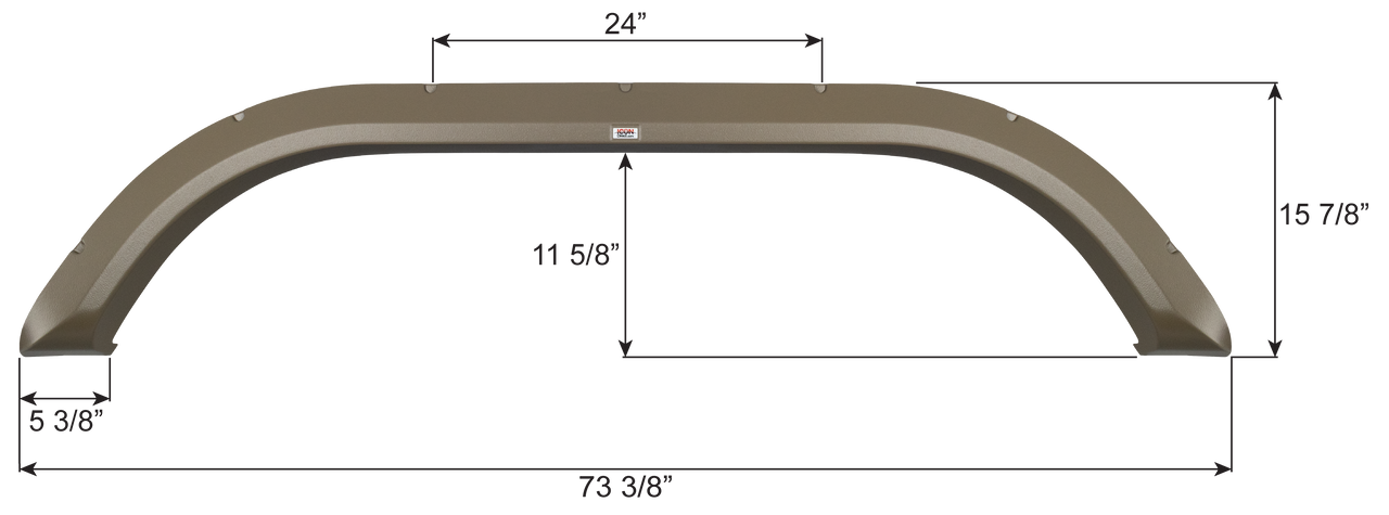 Jayco Tandem Fender Skirt FS6769 - Taupe  ICON 16769