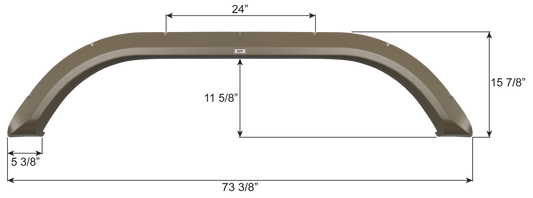 Jayco Tandem Fender Skirt FS6769 - Taupe  ICON 16769