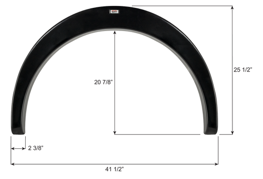 Coachmen Single Fender Skirt FS6780 - Black  ICON 16780