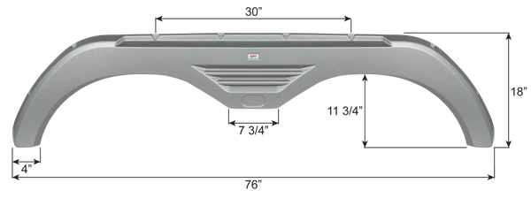 Forest River Tandem Fender Skirt FS6981 - ICON 16981