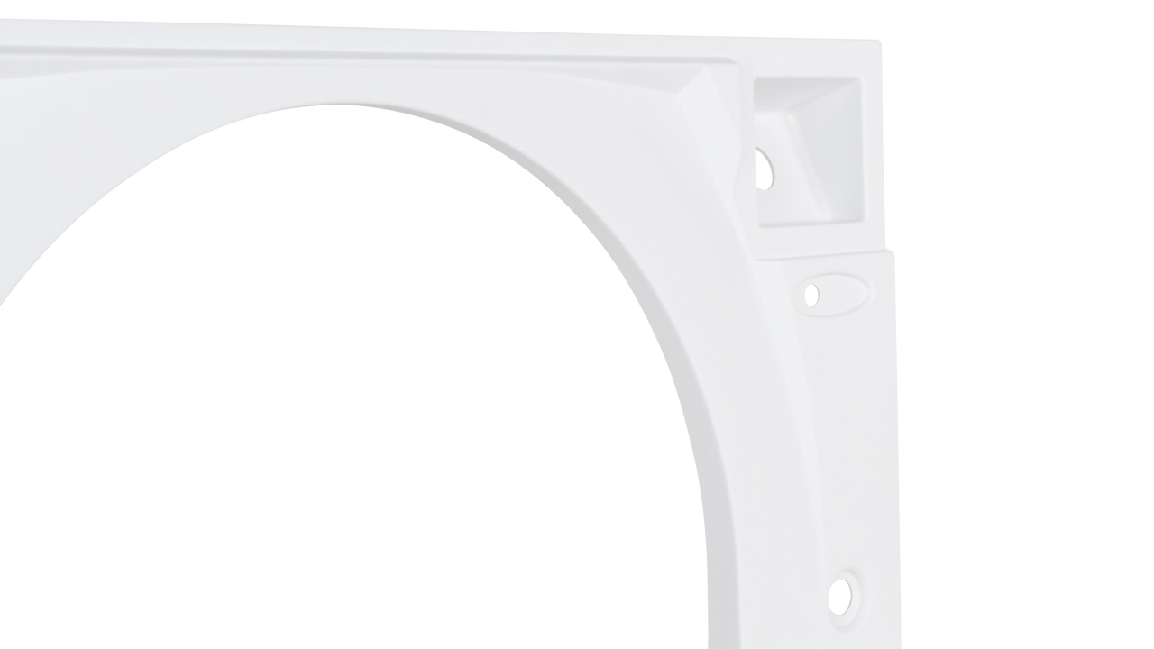 American Eagle Single Axle Fender Skirt FS7147 - White (unpainted) - Driver Side - ICON 17148