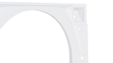 American Eagle Single Axle Fender Skirt FS7147 - White - Driver Side - ICON 17148