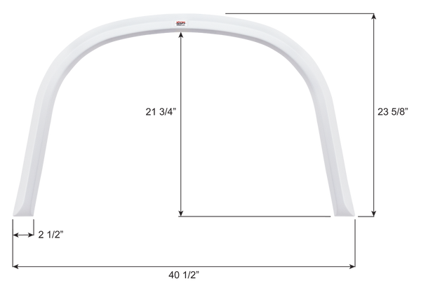 Forest River Single Fender Skirt FS7321 - ICON 17321