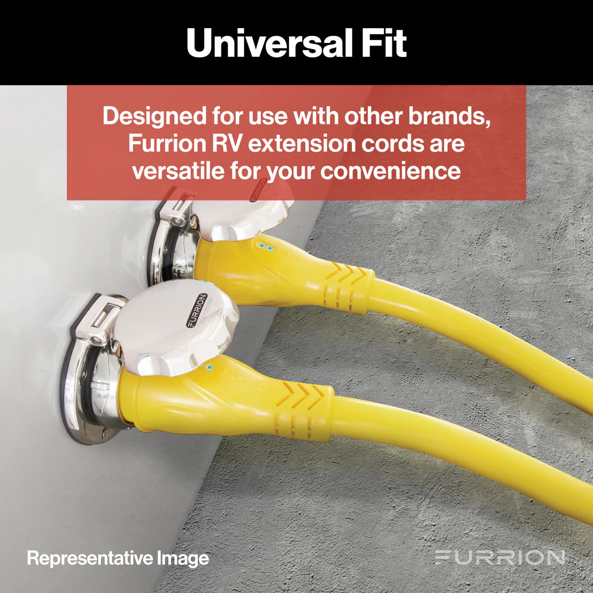 Furrion Marine Powersmart™ 50' RV Power Cord - 50A, 125/250V, Yellow #F50250-SY-AM  2021123650