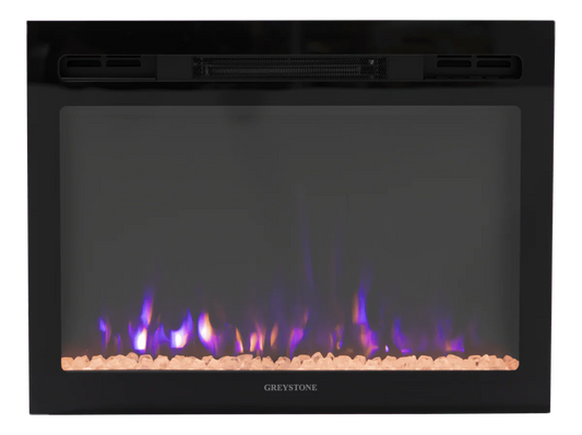 Greystone® 3-Color Crystal LED Wall Mount Fireplace - 26" with Remote #F2653BCFW SKU # 2022302065