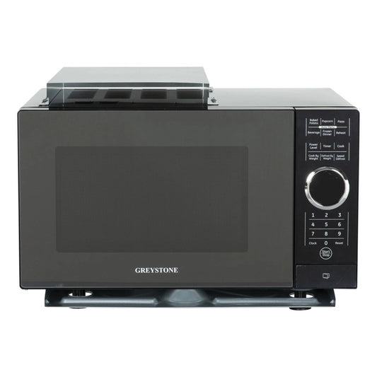 Greystone 0.9 Cubic Foot Built-in Microwave - Black or Stainless Steel