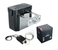 Tekonsha® Brake Breakaway Kit 12 Volts, 5 Amps Prewired- Mounted and Top Loaded - Kit Includes: Breakaway Kit with Battery, Switch, Pin & Lanyard - 2026
