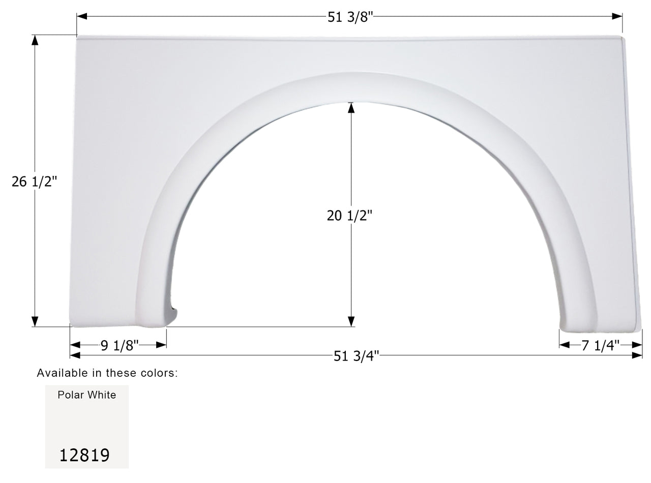 Damon Class A Single Skirt FS2818 - Polar White  ICON  (Left or Right)