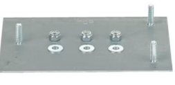 Trailer Parts Pro Weld-On Bracket With Studs For BA10-150 Breakaway Kit - BA10-150BKT
