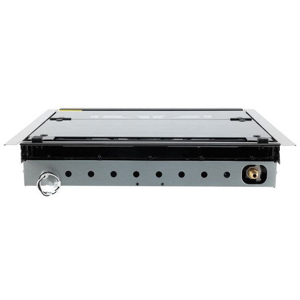 RV Three Burner Gas Cooktop with Cover by CL (Direct Replacement for Greystone) Black or SS