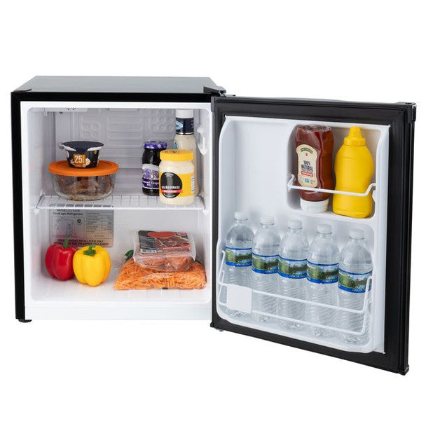 RV Refrigerator 1.6 Cubic Feet 110V by CL - Black
