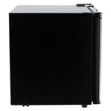 RV Refrigerator 1.6 Cubic Feet 110V by CL - Black