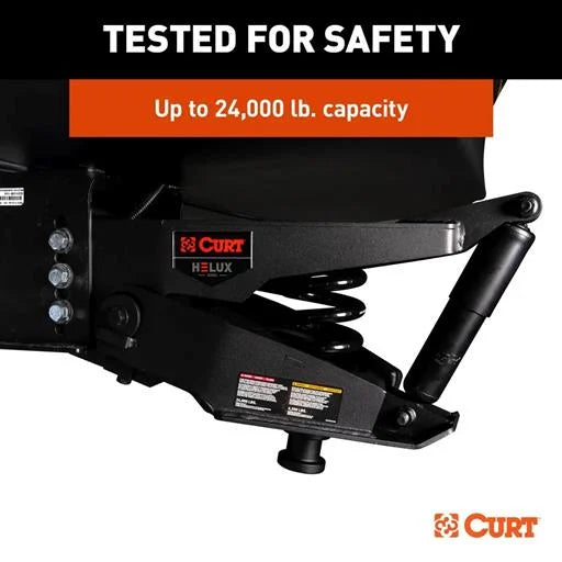 CURT Helux Coil-Spring 5th Wheel Pin Box, 4,850 lbs. Pin Weight, 24,000 lbs. Capacity #2024044570