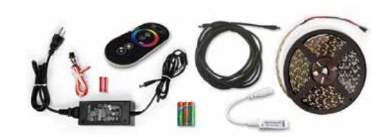 Awning Light, LED Add On, Assorted Color LED Light Kit, 16 feet - Carefree RV