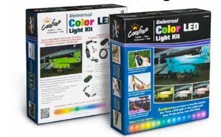 Awning Light, LED Add On, Assorted Color LED Light Kit, 16 feet - Carefree RV