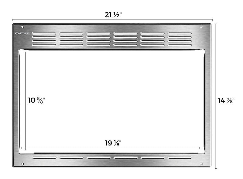 Contoure Microwave Oven SS Trim Kit RV-TRIM9S for Microwave Oven Model RV-950S