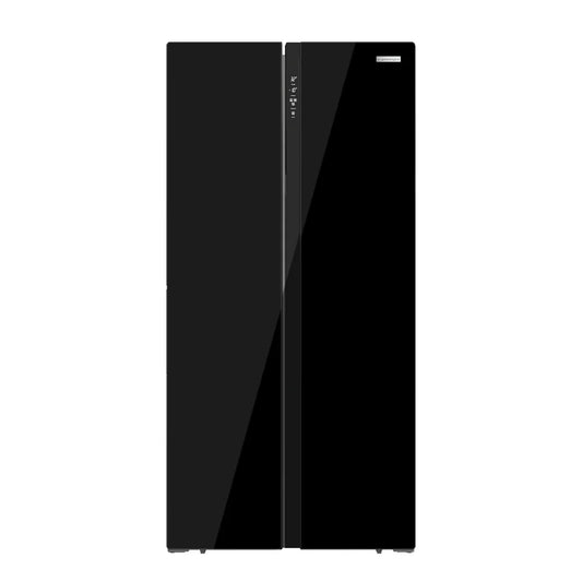 Furrion Arctic® 16 cu. ft. 12V Side-by-Side Residential-Style Refrigerator - Black Glass #FCR16DCASA-BG